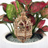 Spring Pavilion Tiny Treehouse 3D Puzzle with Aglaonema Plant